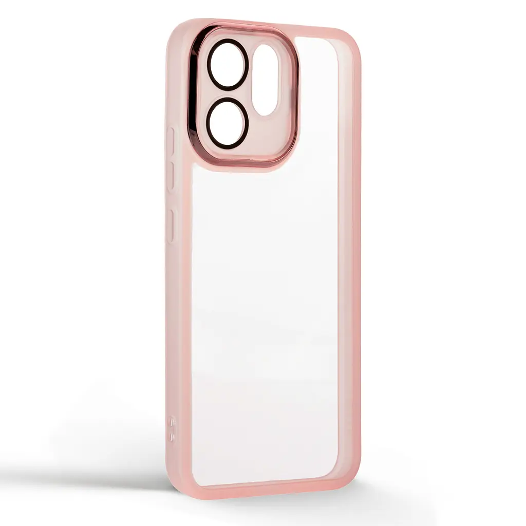 Защитный чехол для OPPO Reno15 F 5G/Reno15 FS 5G, Shade, розовый, TPU+PC, матовый, защита всего корпуса, панель-накладка, противоударный, с большими бортами, амортизирует удары при падениях, ArmorStandart (ARM90418) - фото 2