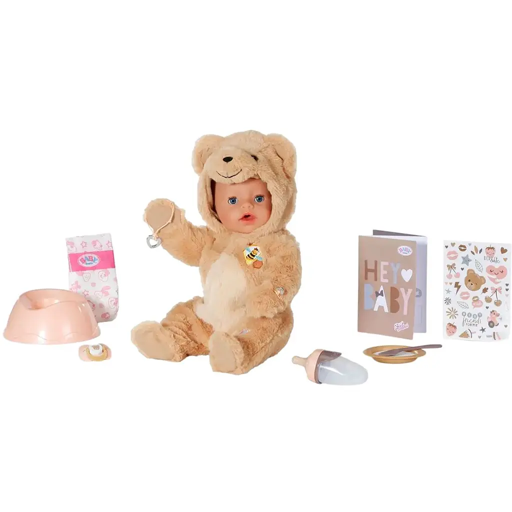 Лялька Baby Born Емма у костюмі ведмедика з аксесуарами 43 см (837115) - фото 1