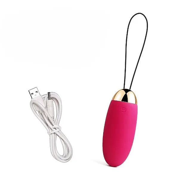 Виброяйцо Svakom Elva 8 см розовый - фото 4