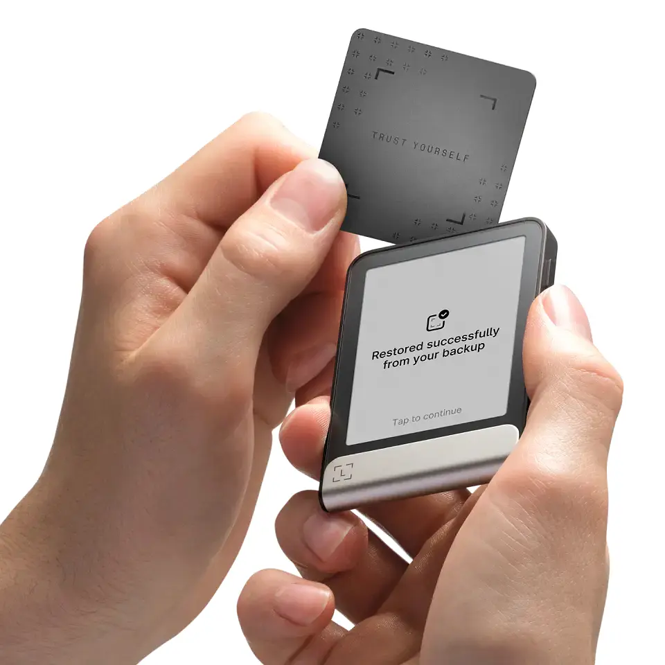 Резервне NFC сховище Ledger Recovery Key для відновлення сід фрази, набір з 3 шт. (LRKNFCX3) - фото 4