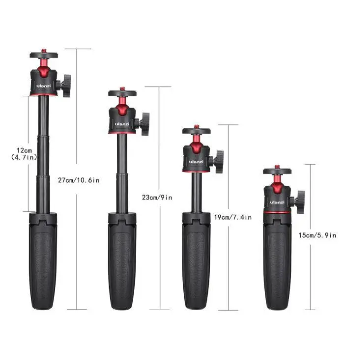 Штатив Ulanzi Vijim Xiaomini Portable and Adjustable Desktop Tripod UV-1601 MT-08 Black - фото 3