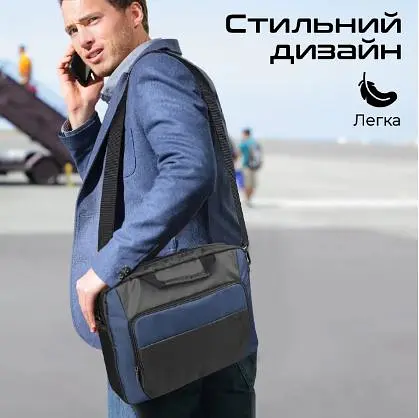 Сумка для ноутбука Promate Limber-MB 15.6" Black (limber-mb.black) - фото 4