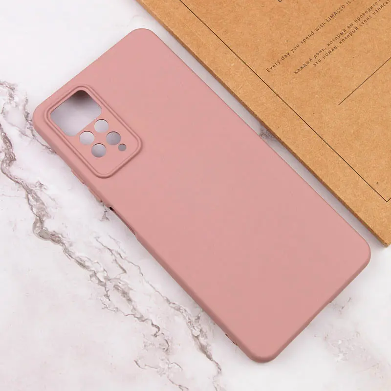 Чохол Epic Silicon Cover Full Camera для Xiaomi Redmi Note 11 Pro (Global)/Note 11 Pro 5G (Pink Sand) [75133] - фото 4