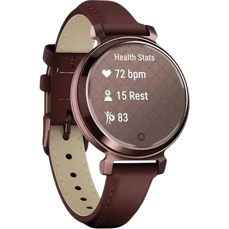 Смарт-годинник Garmin Lily 2 Classic Dark Bronze with Mulberry Leather Band (010-02839-03) - фото 7