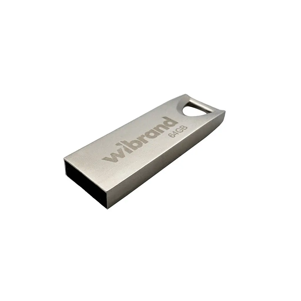 Флеш-накопичувач Wibrand USB 2.0 Taipan 64Gb Сріблястий - фото 3