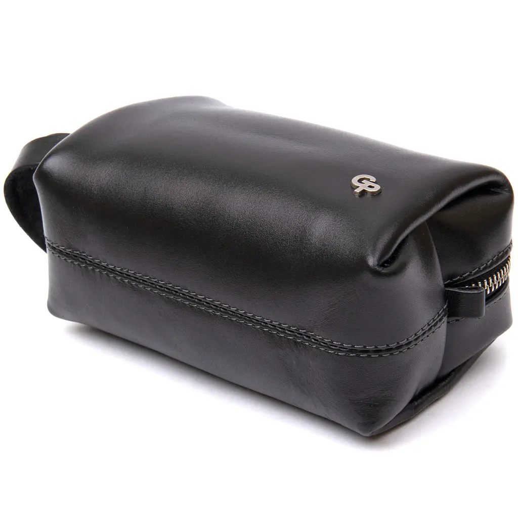 Чоловіча шкіряна косметичка GRANDE PELLE 17х10.5х7 см acs0018586 - фото 4