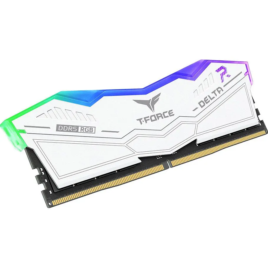 Модуль пам'яті DDR5 TEAM T-Force Delta RGB 2x16 ГБ 6000 МГц білий (FF4D532G6000HC38ADC01) [175598] - фото 4