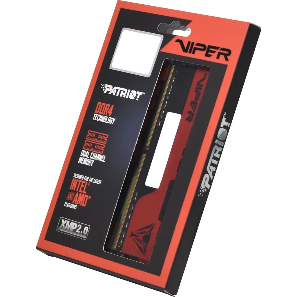 Модуль пам'яті DDR4 Patriot Viper Elite II 2x8 ГБ 3200 МГц червоний (PVE2416G320C8K) [175581] - фото 8