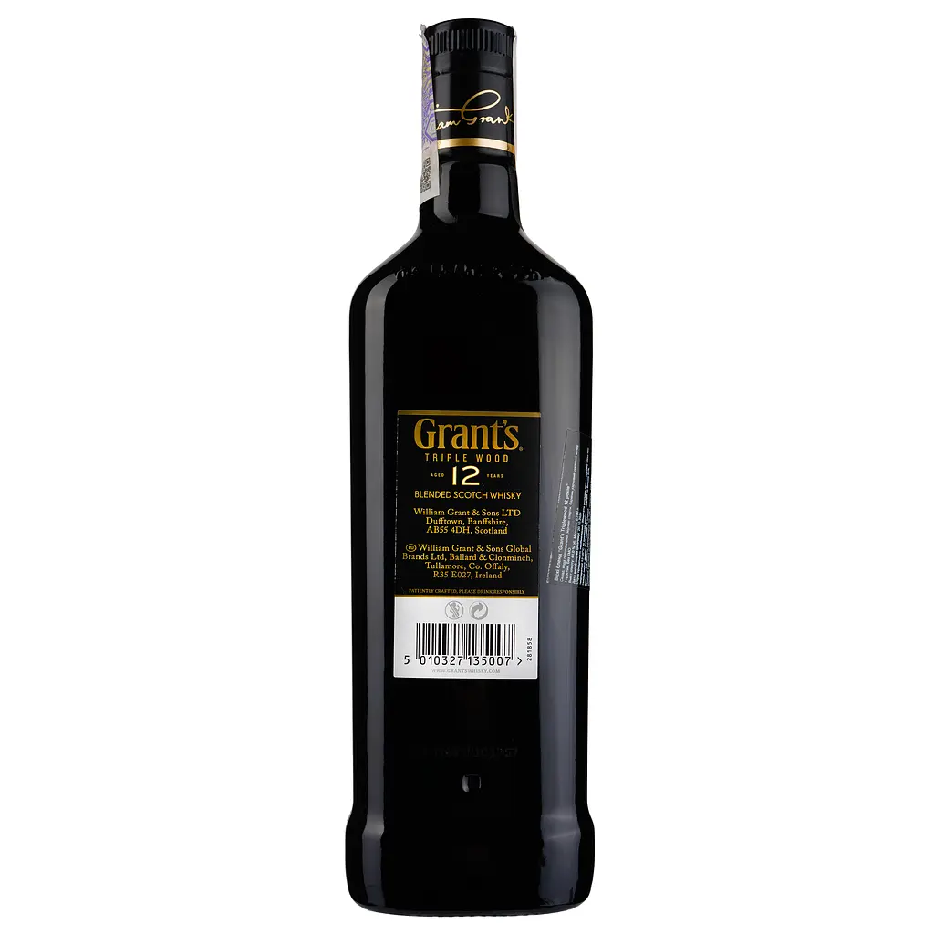 Виски Grant's 12 yo Blended Scotch Whisky, 40%, 0,7 л - фото 2