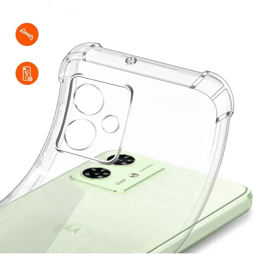 Чохол до мобільного телефона BeCover Anti-Shock Motorola Moto G35 Clear (712779) - фото 5