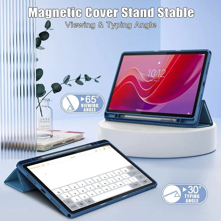 Чохол TPUCristal Pen holder Lenovo Tab M11 Xiaoxin Pad 2024 11 Синій - фото 5