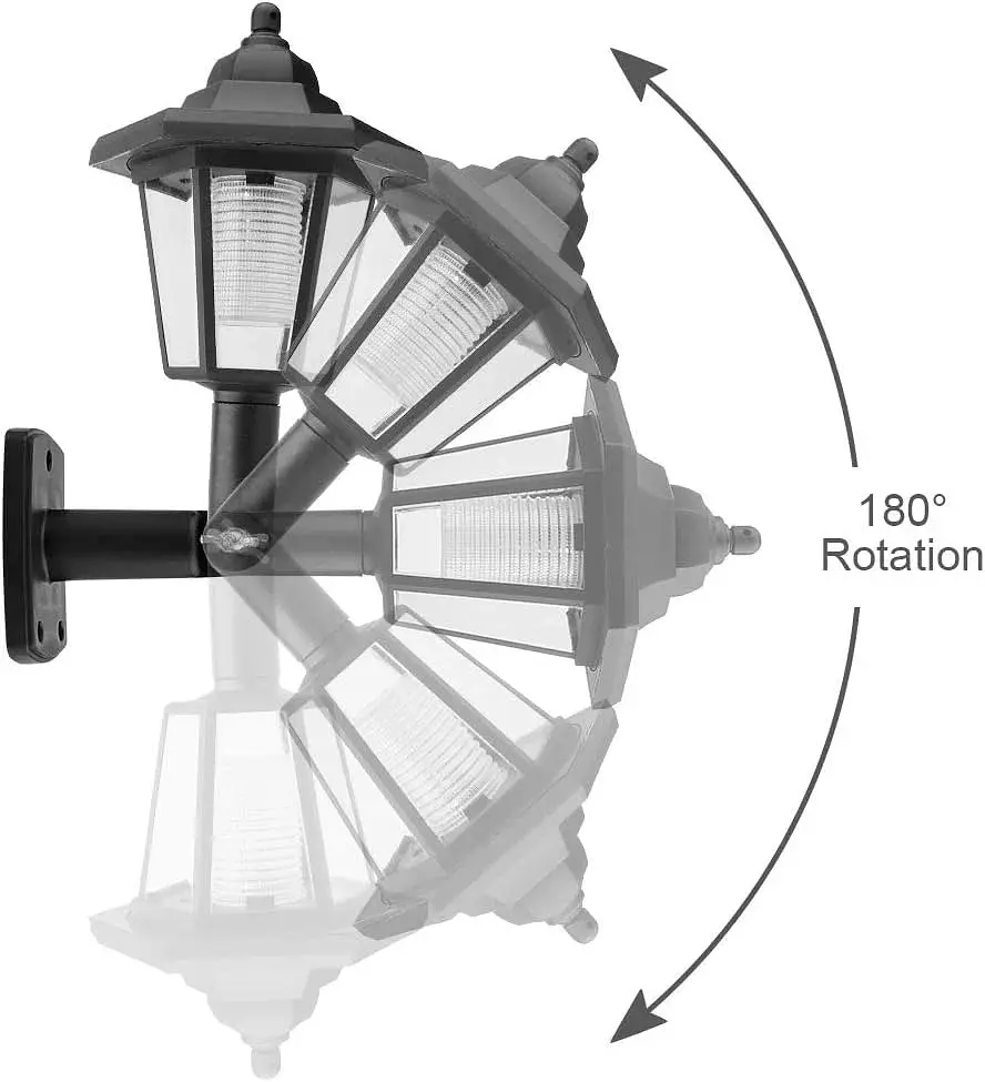Вуличний настінний LED-світильник 26X-94 вологозахищений 2 шт чорний - фото 2