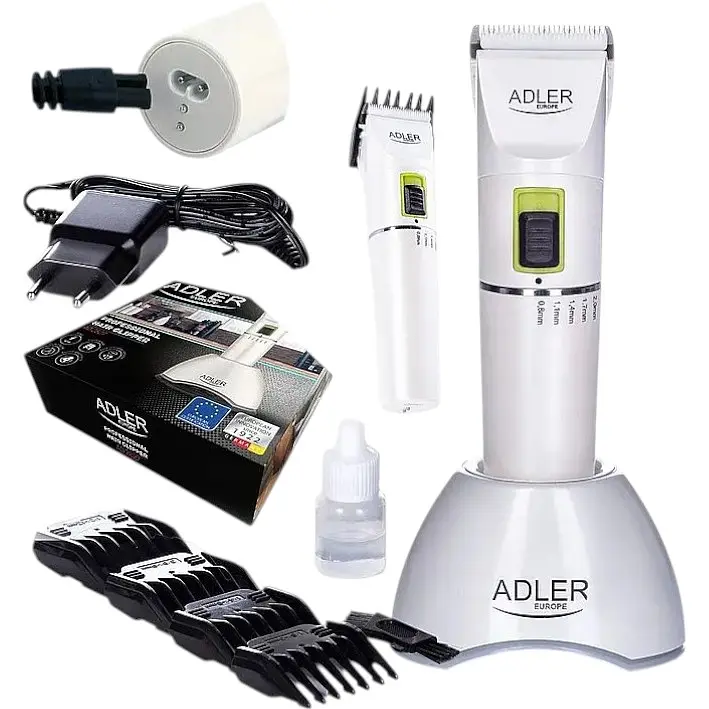 Машинка для стрижки аккумуляторная Adler AD 2827 + насадки - фото 7