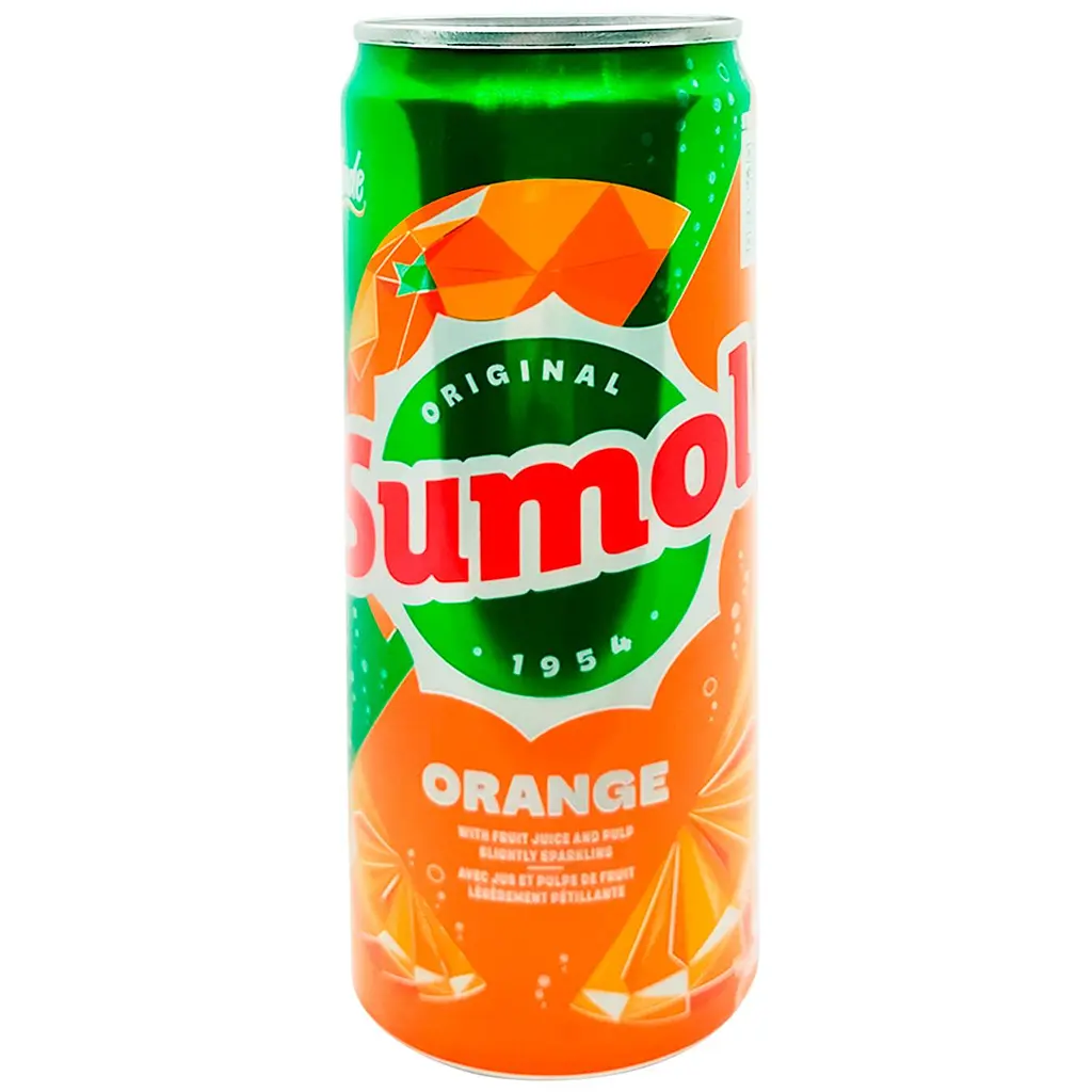 Напій газований на основі соку Sumol Апельсин 0.33 л