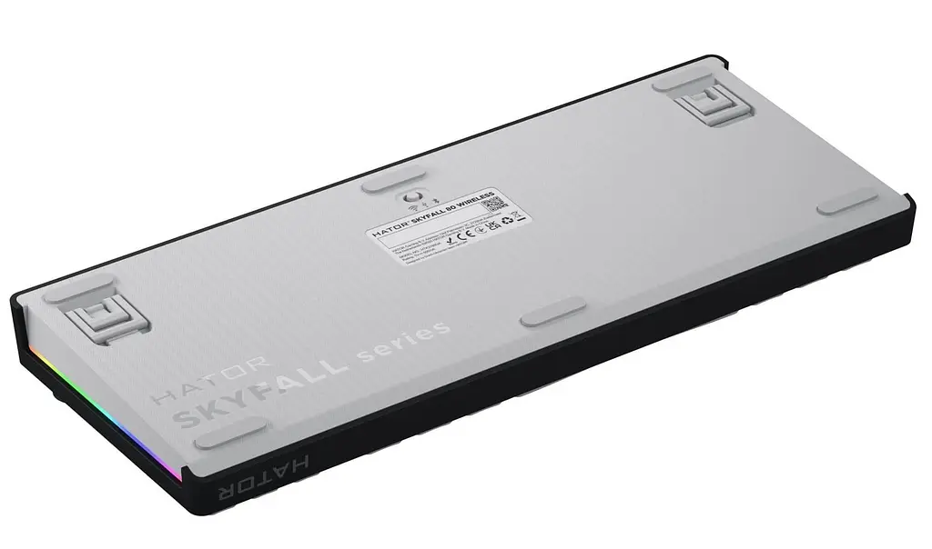 Клавіатура HATOR Skyfall 80 Wireless ENG Black White (HTK3180) - фото 6