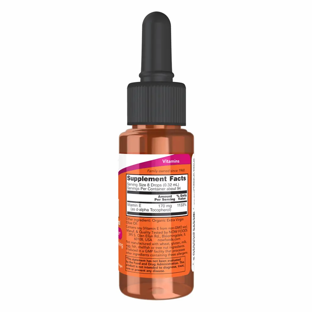 Вітамін E, Vitamin E Oil DA - 30ml (1oz) - фото 2