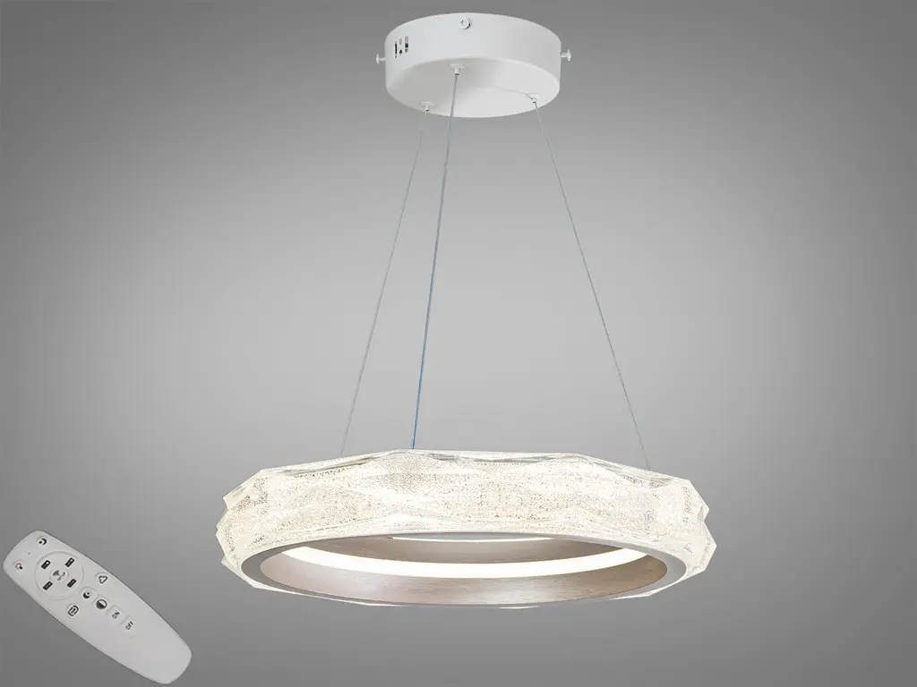 Кільцева LED-люстра Diasha MD3528/400CG шампань 40 Вт 2200 Лм з пультом - фото 2