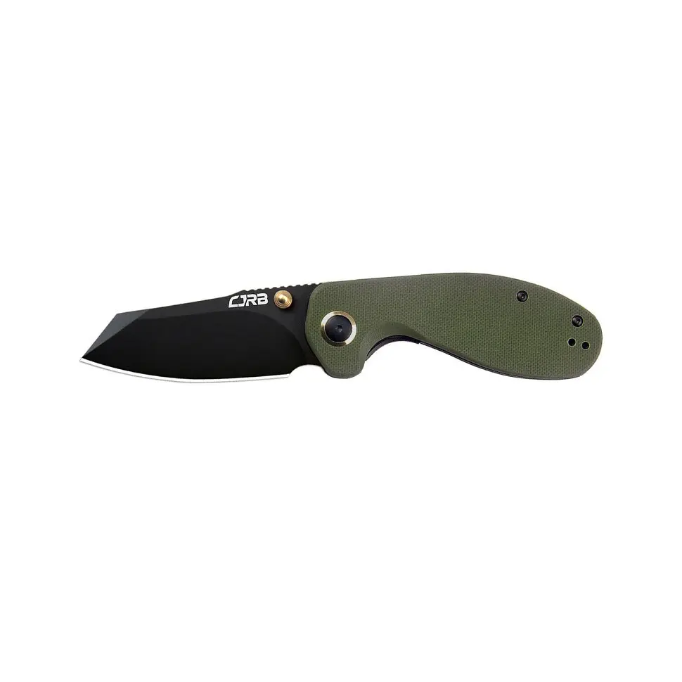 Ніж CJRB Maileah L Чорний Blade, AR-RPM9 Steel, G10 зелений - фото 2