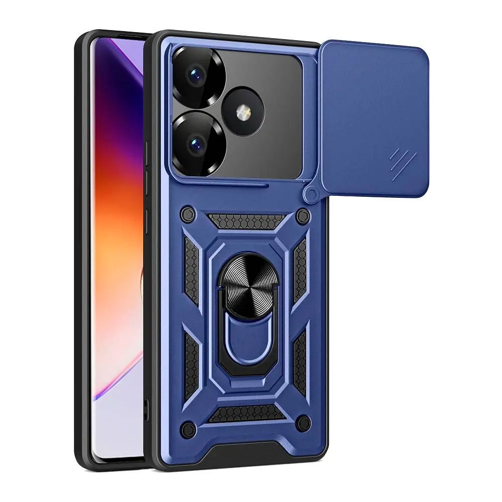 Чохол накладка з кільцем Armor Guard Shield Xiaomi Poco F6 Pro 5G / Redmi K70 5G / K70 Pro 5G Dark Blue (35021_3344795)