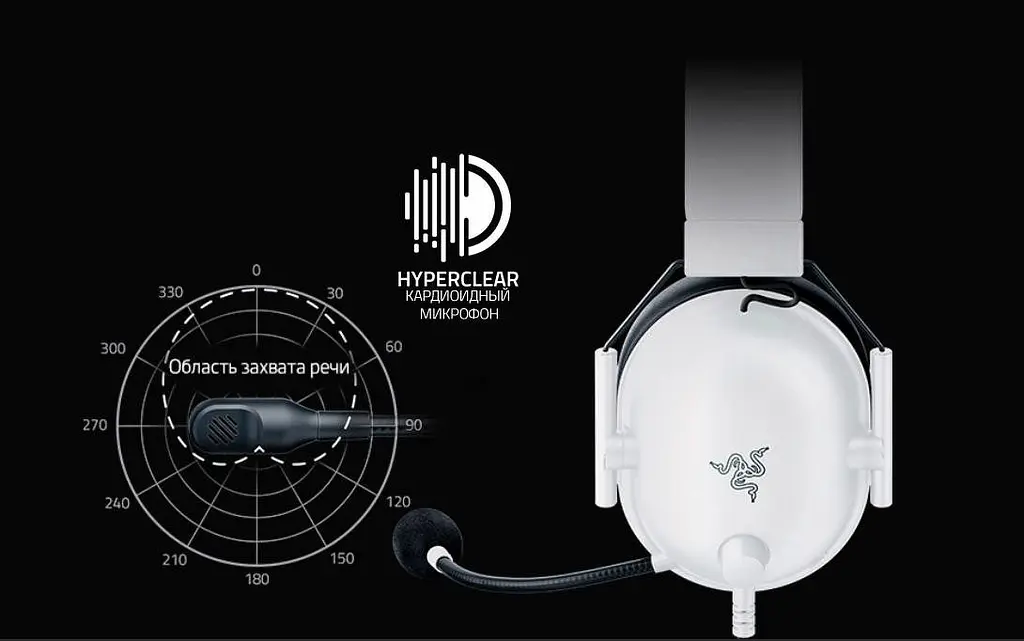 Ігрові навушники Razer Blackshark V2 X White (RZ04-03240700-R3M1) [79685] - фото 9