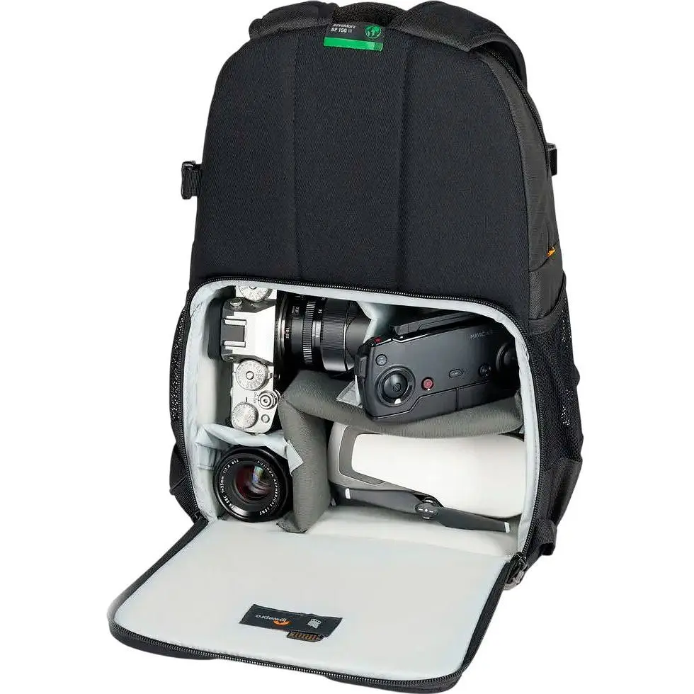 Рюкзак для фотоапарата Lowepro Adventura BP 150 III Black (LP37455-PWW) [128481] - фото 7