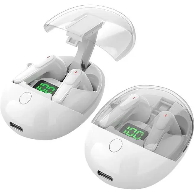 Навушники бездротові TWS Pro One з боксом для заряджання White (16505) - фото 2
