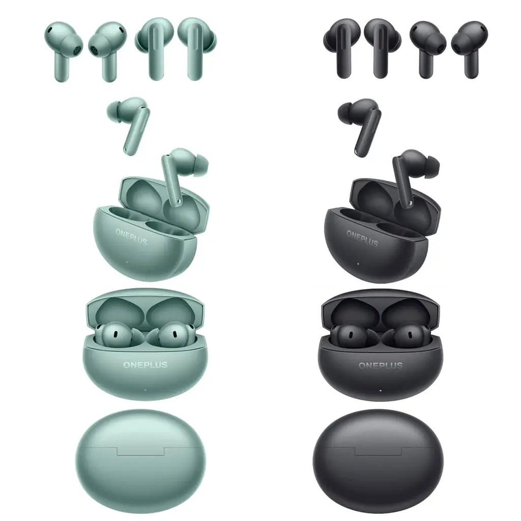 Навушники бездротові OnePlus Buds 4, Zen зелений, bloetooth 5.4, мікрофон (ENC з AI), динаміки 11+6 мм, активне шумозаглушення - фото 5