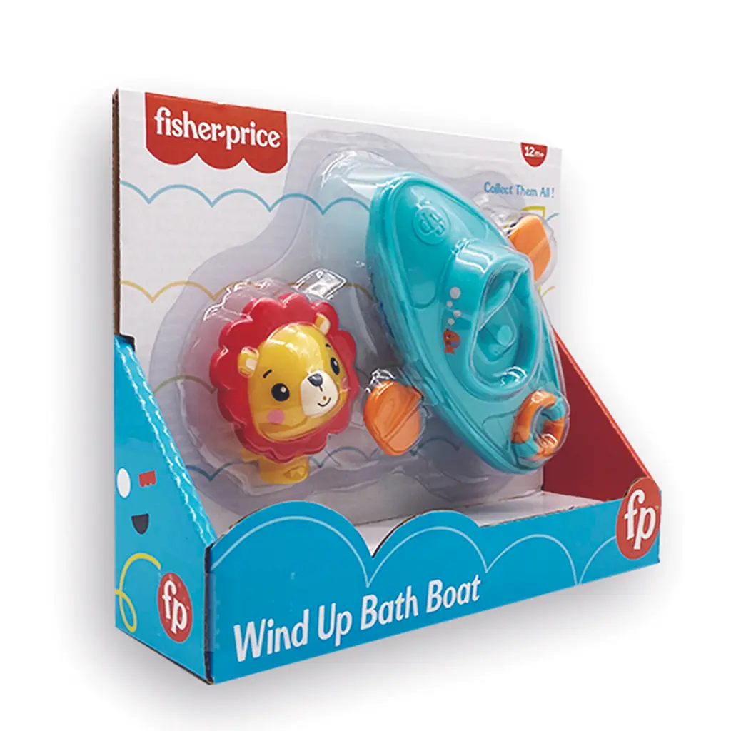 Заводная лодочка для игры с водой Fisher-Price Львенок (GMBT003A) - фото 3