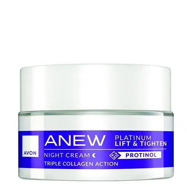 Нічний крем для обличчя Avon Anew Platinum «Ліфтинг та зміцнення», 15 мл (158511565)