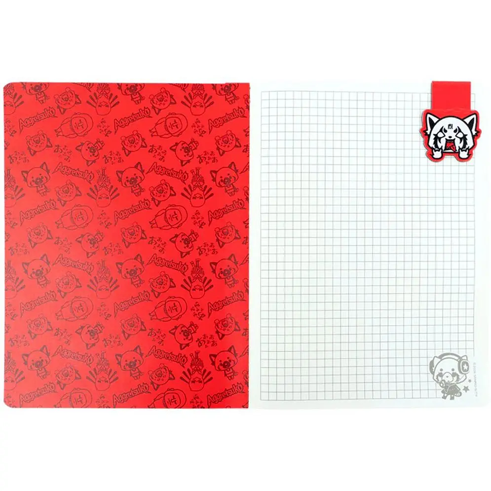 Блокнот Kite Aggretsuko А5 60 аркушів клітинка AR з магнітною закладкою (AR26-192) - фото 2