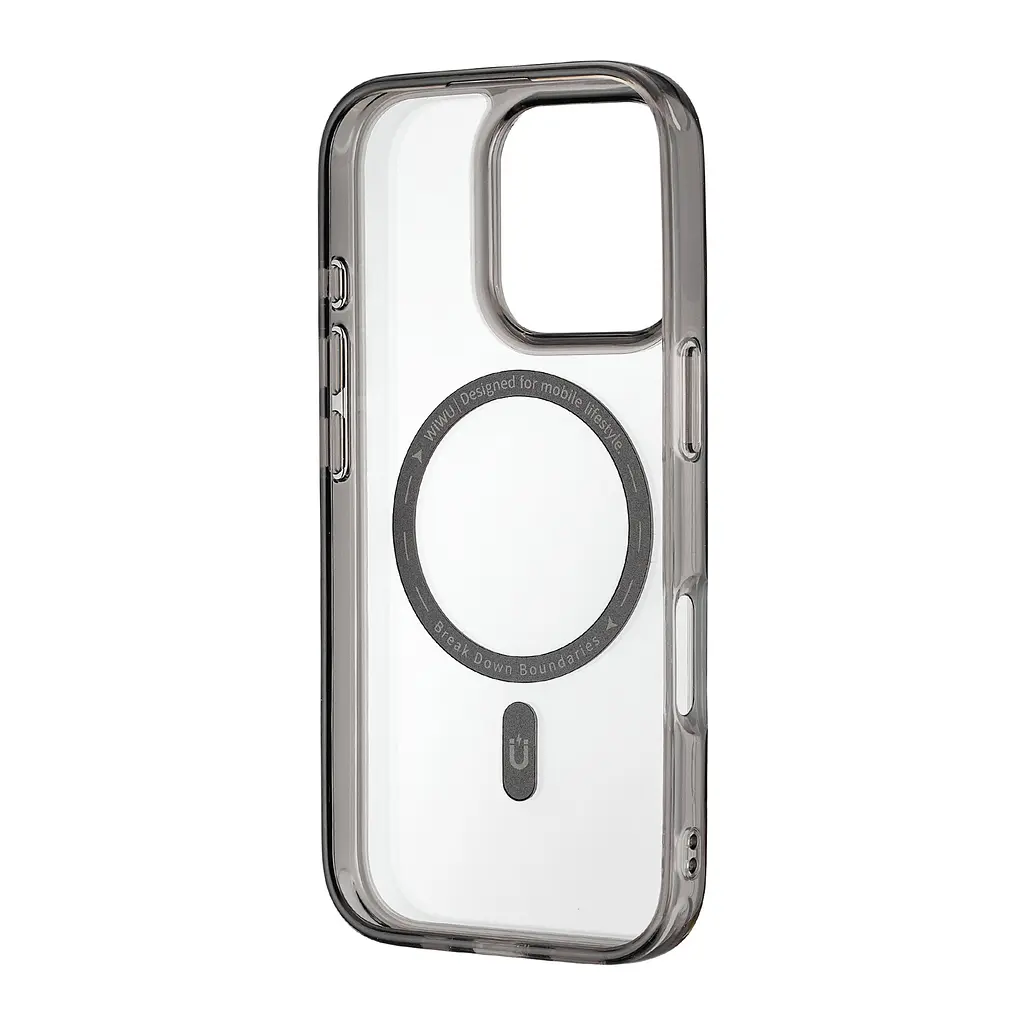 Чохол WIWU Magnetic Crystal with MagSafe iPhone 16 Pro Black - фото 3