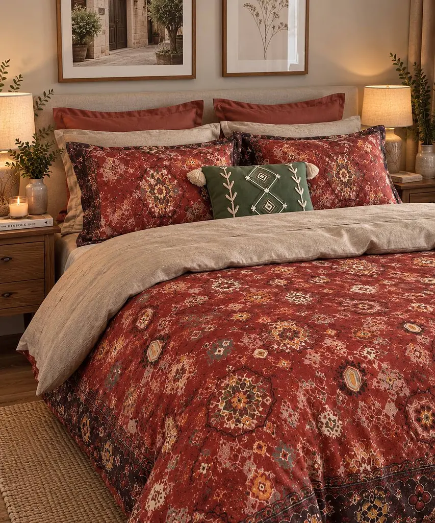 Комплект постільної білизни євро SAREV rug 200×220 см, фланель TC303376402