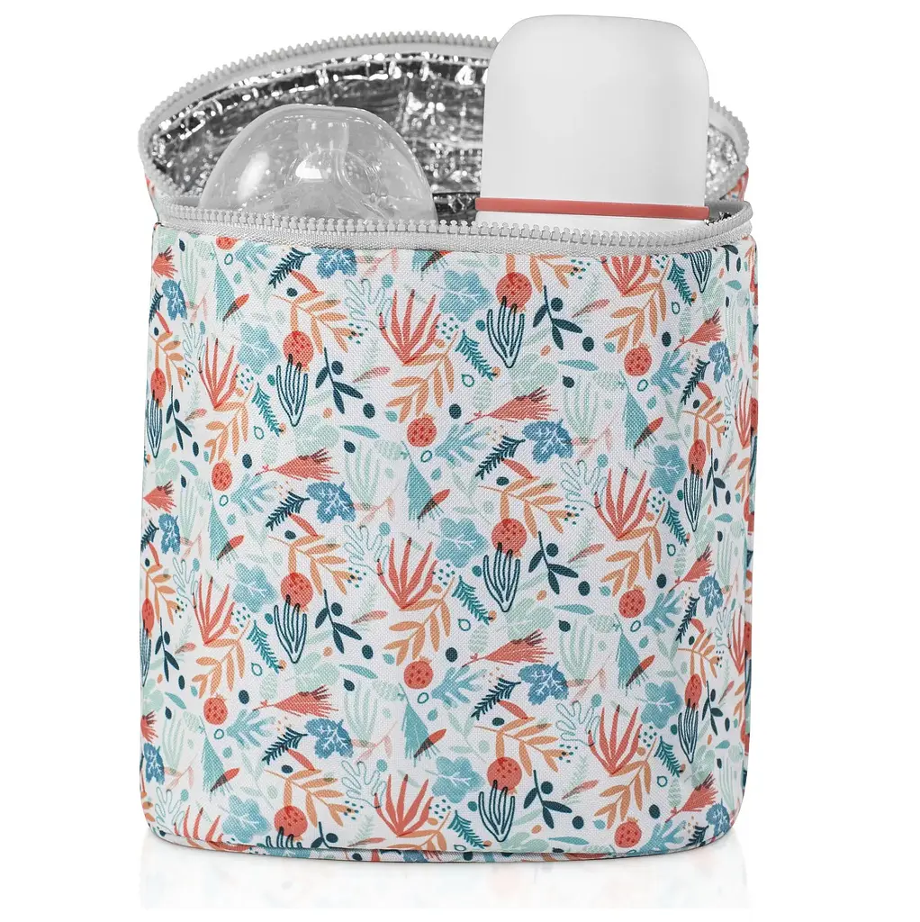 Термосумка Miniland Thermibag Double Mediterranean для двох термосів чи пляшечок, 25х9 см, блакитний (89330) - фото 2