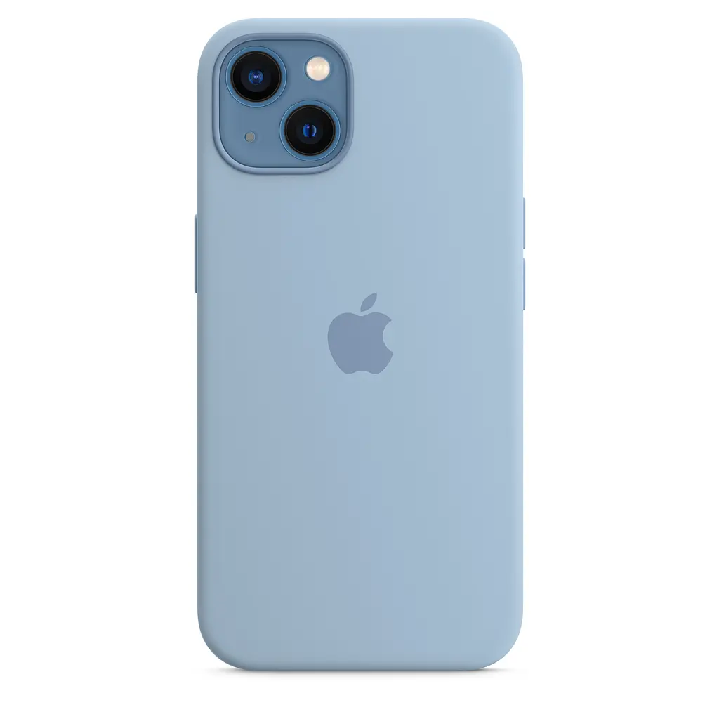 Чохол Silicone Case з MagSafe для Apple iPhone 13 (6.1) (Blue Fog) ААА [69874] - фото 7
