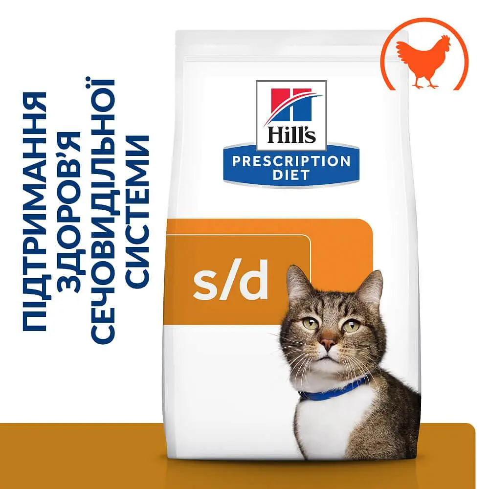 Сухий корм Hill's Prescription Diet для котів для догляду за сечовидільною системою з куркою 1.5 кг - фото 2