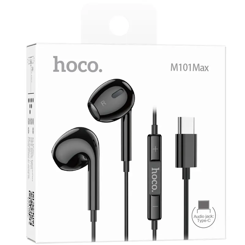 Стерео навушники Hoco M101 Max Type-C Black - фото 2
