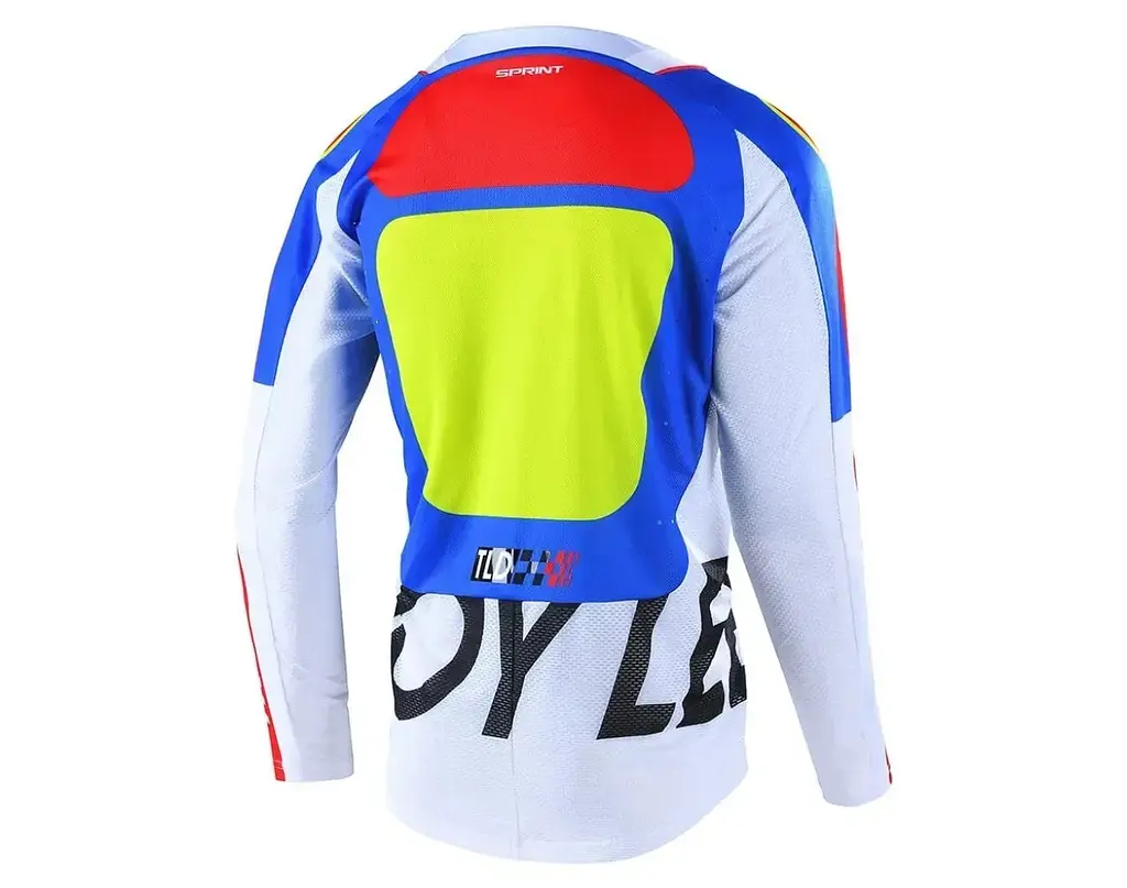 Велоджерси Troy Lee Designs Sprint Jersey Drop In S White (1106-323326002) - фото 2