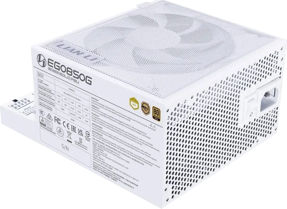 Блок живлення Lian Li EDGE 850W 80+ Gold White (G9P.EG0850G.W000.EU) - фото 3