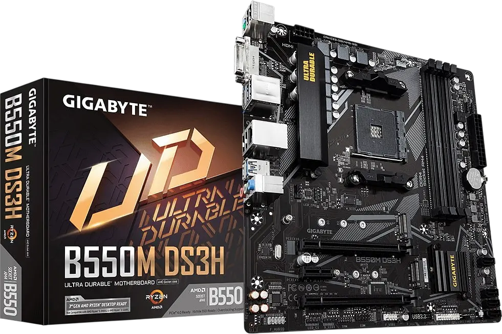 Материнська плата Gigabyte B550M DS3H Socket AM4 (B550M DS3H) Б/В - фото 3