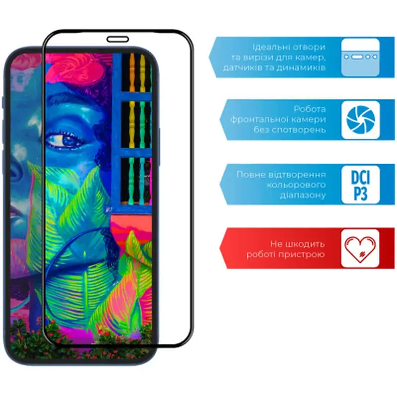 Скло захисне ACCLAB Full Glue Realme C11 (1283126508455) - фото 4