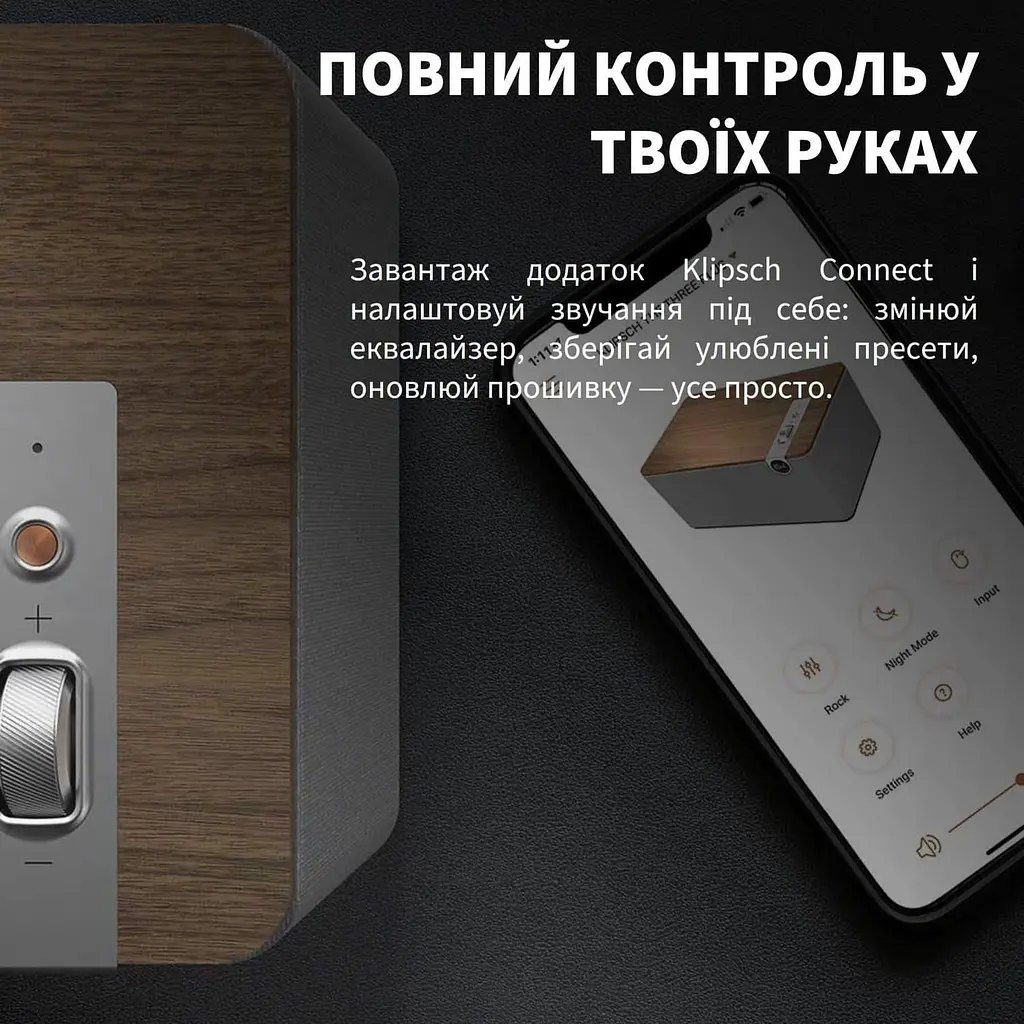 Акустична система Klipsch Home Audio System The Three Plus Matt Black (1071962) - фото 14
