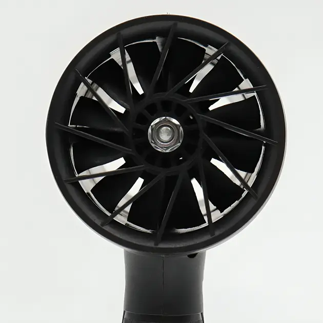 Портативная воздуходувка ручной турбовентилятор со съемным аккумулятором и чемоданом для переноски 48Вт Черный - фото 5