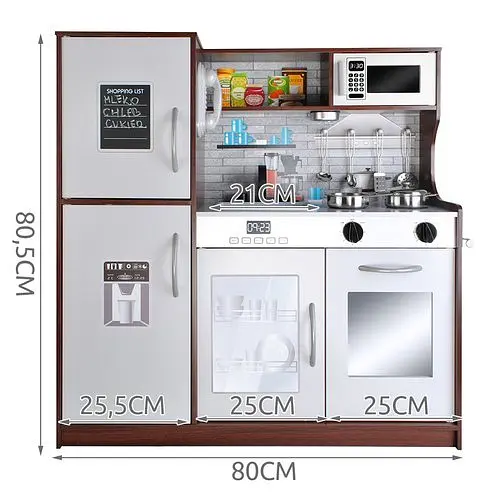 Кухня дитяча Kruzzel KD9150 дерев'яна (22114) - фото 3