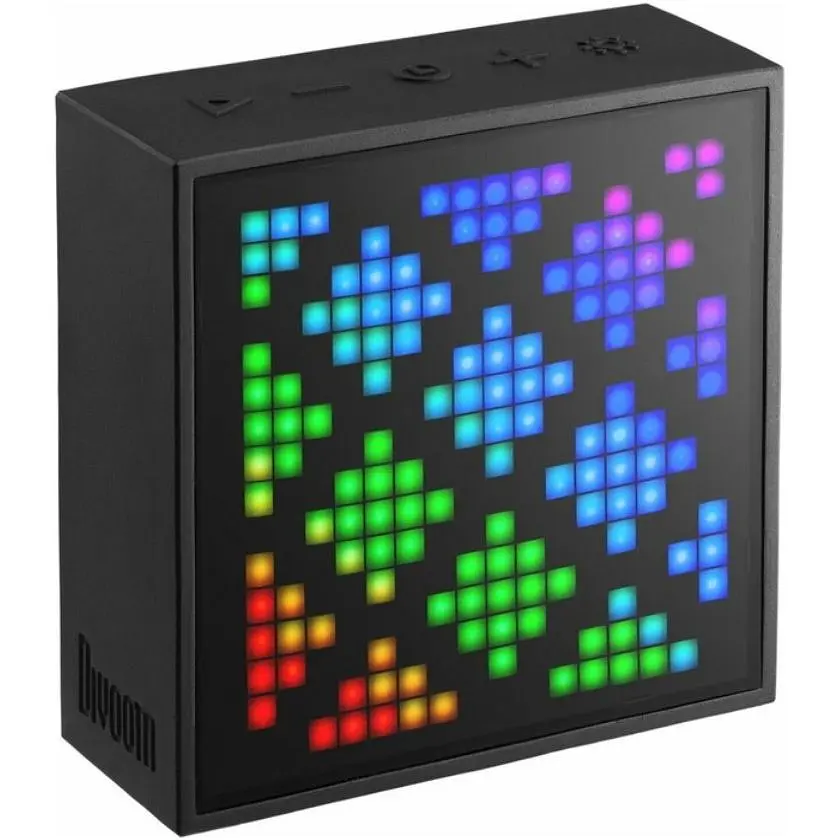 Портативна акустика Divoom Timebox-Evo Pixel Art Black (840500101766) [161505] - фото 8