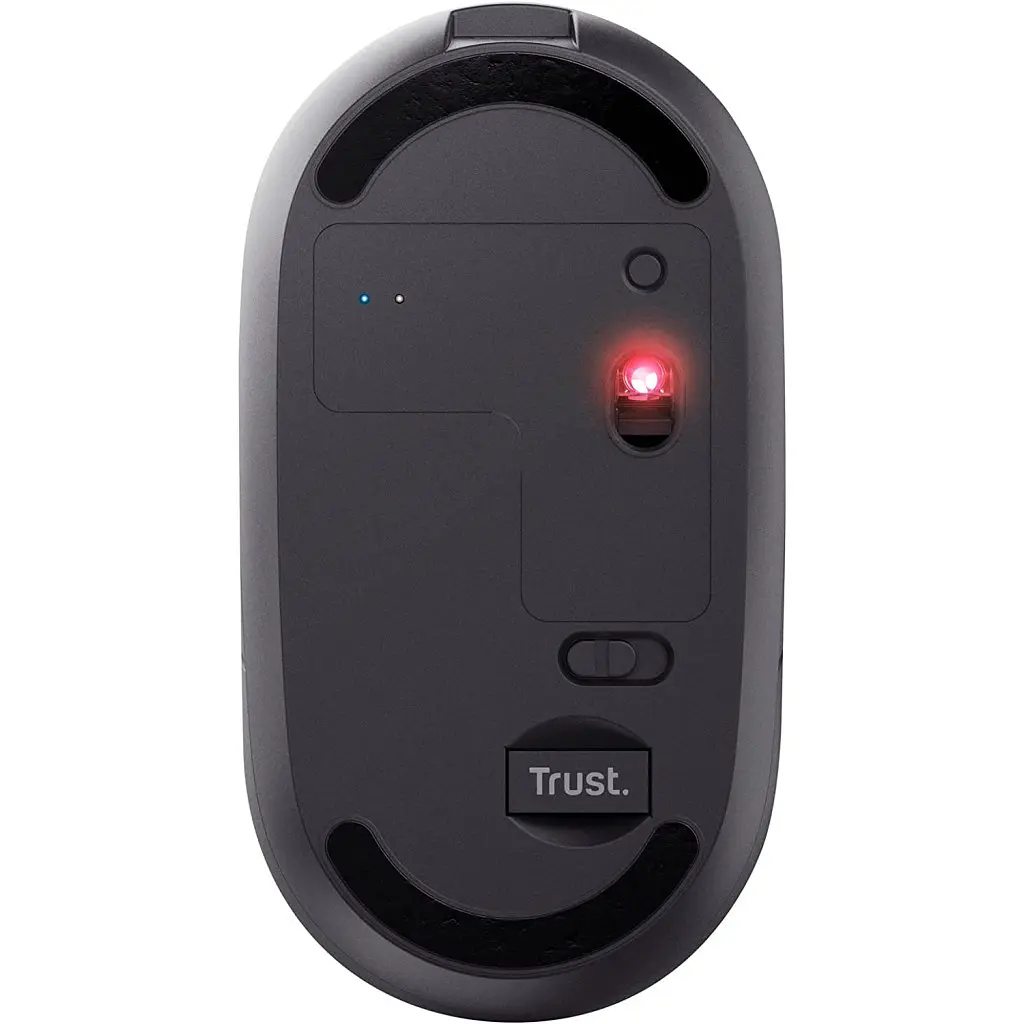 Мишка Trust Puck Wireless/Bluetooth Silent Black (24059) - фото 6