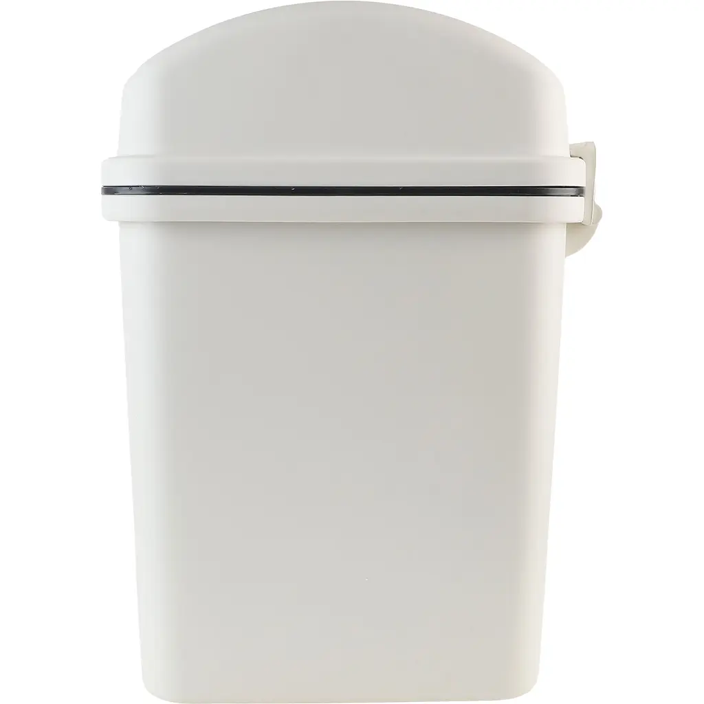 Відро для сміття MBM My Home з кришкою 6 л сіре (BIN-12 6L GRAY) - фото 4