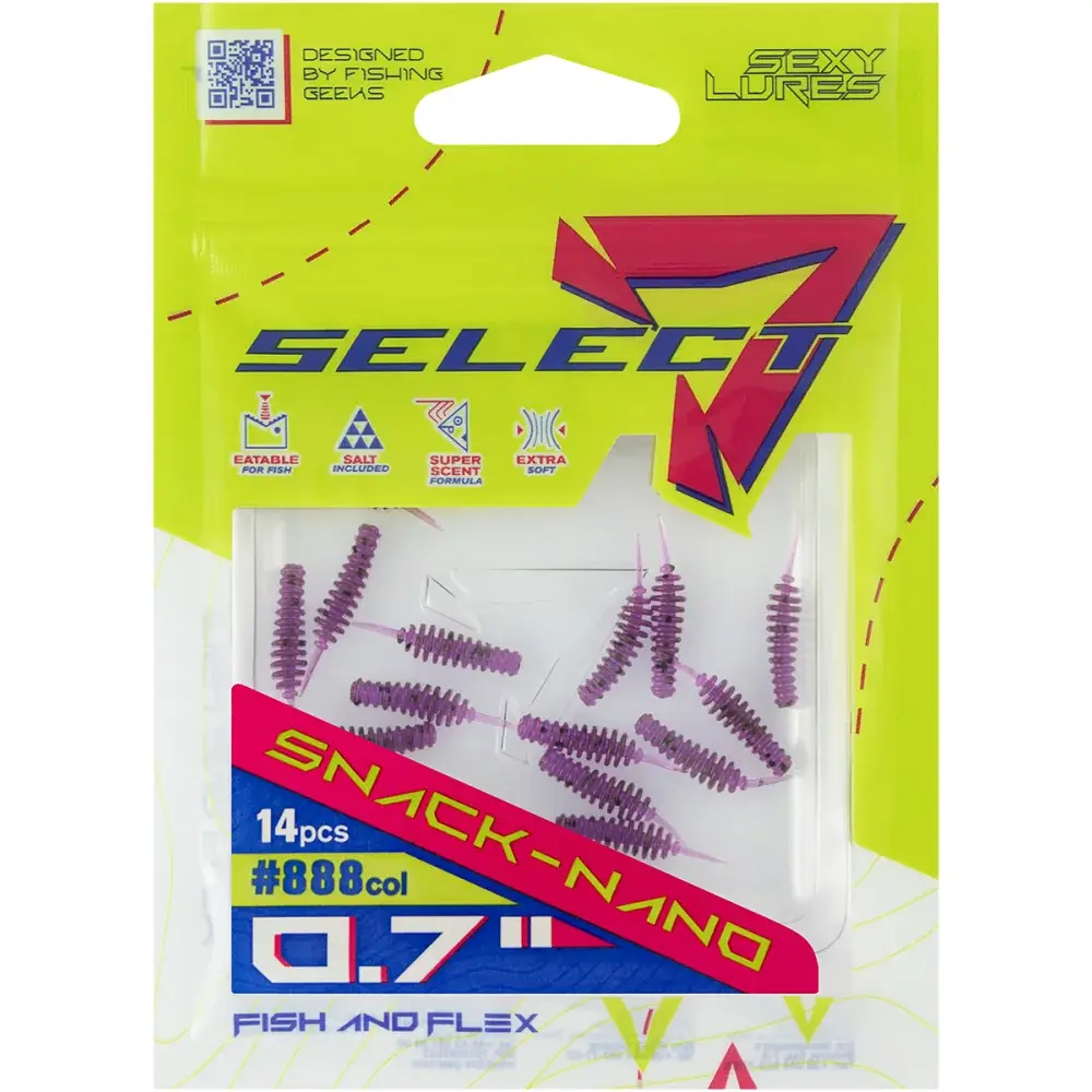 Силікон Select Snack Nano 0.7" 888 (14 шт/уп) - фото 2