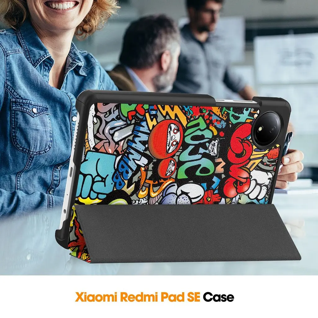 Чехол HardPrinted с рисунком для Xiaomi Redmi Pad SE 8.7 Граффити - фото 5