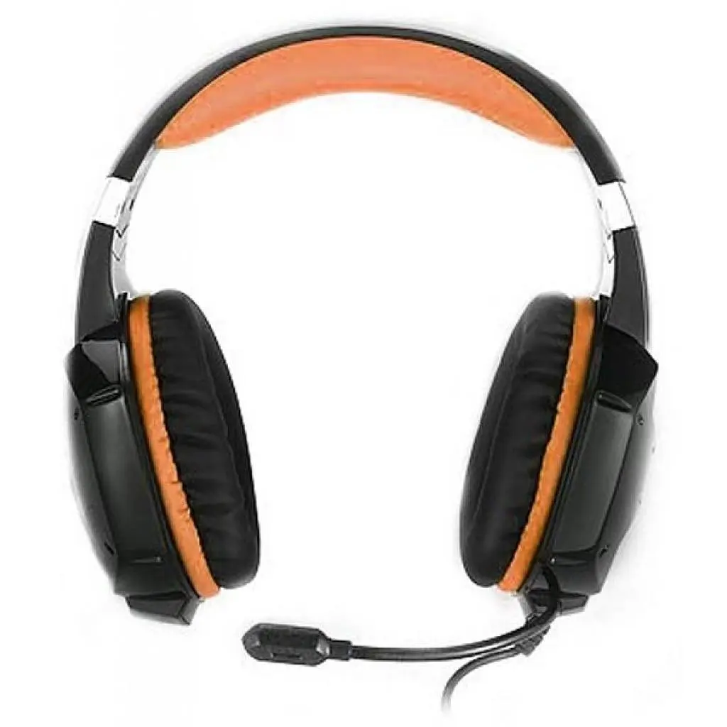 Навушники REAL-EL GDX-7700 SURROUND 7.1 black-orange - фото 2