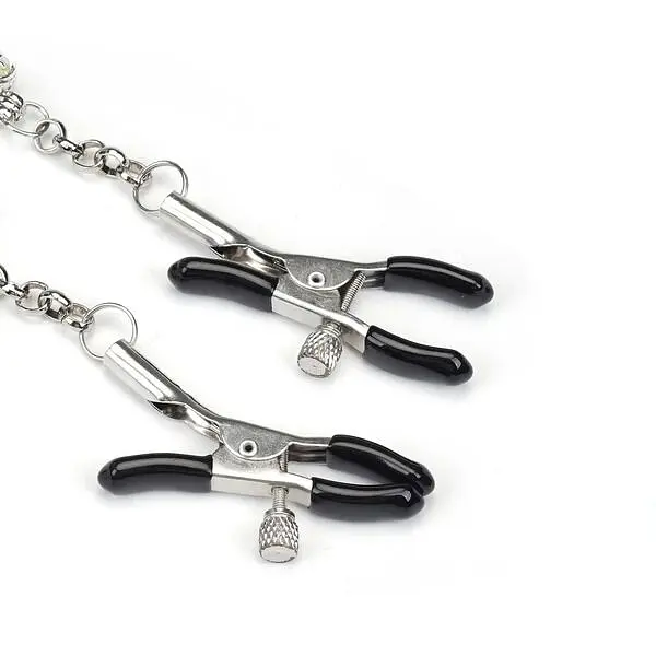 Затискачі для сосків із сердечком Liebe Seele Glow-in-dark Nipple Clamps Green, світяться в темряві - фото 3